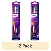 (2 pack) Equate Stain Removal Manual Toothbrushes, Medium, 2 Count