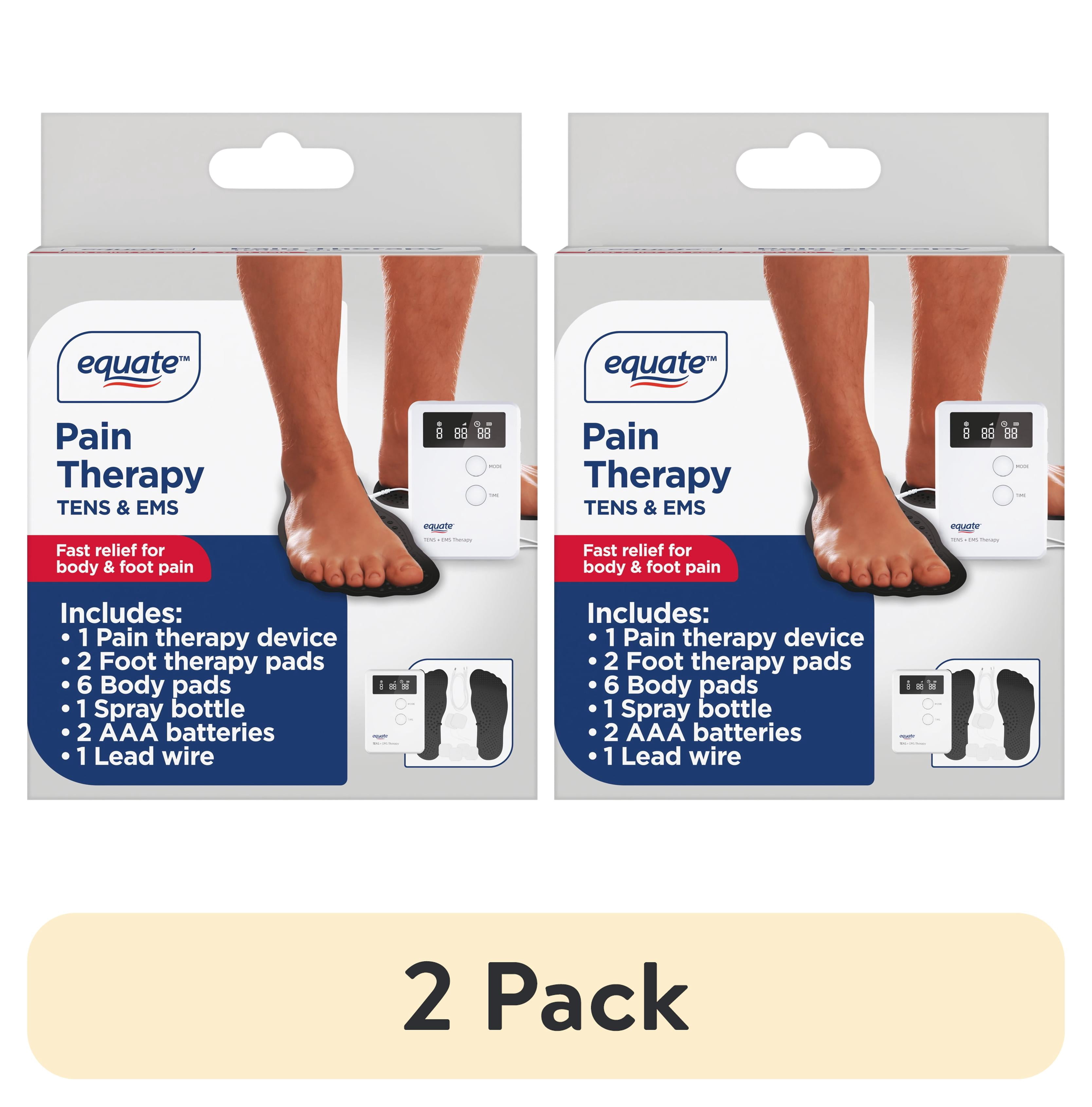 (2 pack) Equate TENS and EMS Pain Therapy