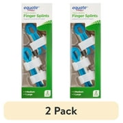 (2 pack) Equate Two-Sided Finger Splints, 2 Count (1 medium, 1 large)
