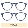 thumbnail image 1 of (2 pack) Equate Unisex Kai Bluelight Readers with Case, Navy, +1.75, 1 of 13