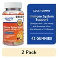 thumbnail interactive-video image 1 of (2 pack) Equate Immune System Support Vitamin C Gummies, 250 mg, Orange Lemon Cherry Flavor, 42 Count, Compare vs Airborne® Gummies, 1 of 10