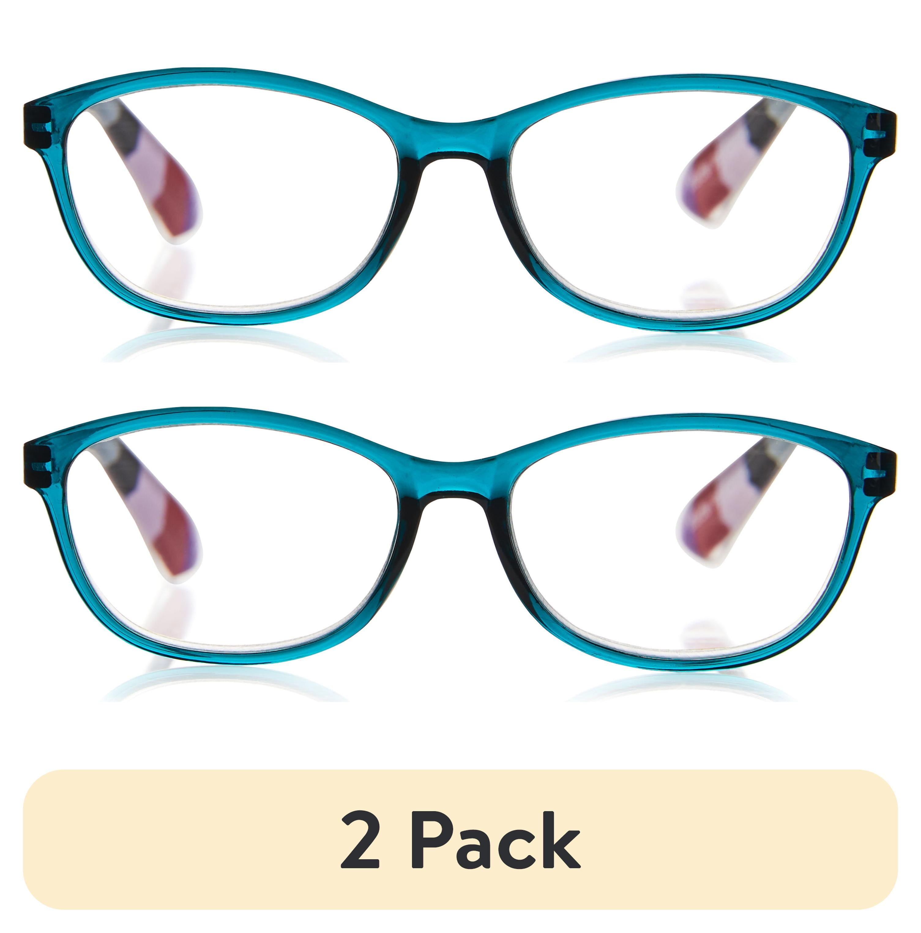 Equate Women's Lily Rectangle Reading Glasses with Case