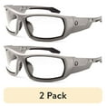 thumbnail image 1 of (2 pack) Ergodyne SkullerzÂ® Odin Safety Glasses // Sunglasses, Matte Gray, Clear Lens, 1 of 4