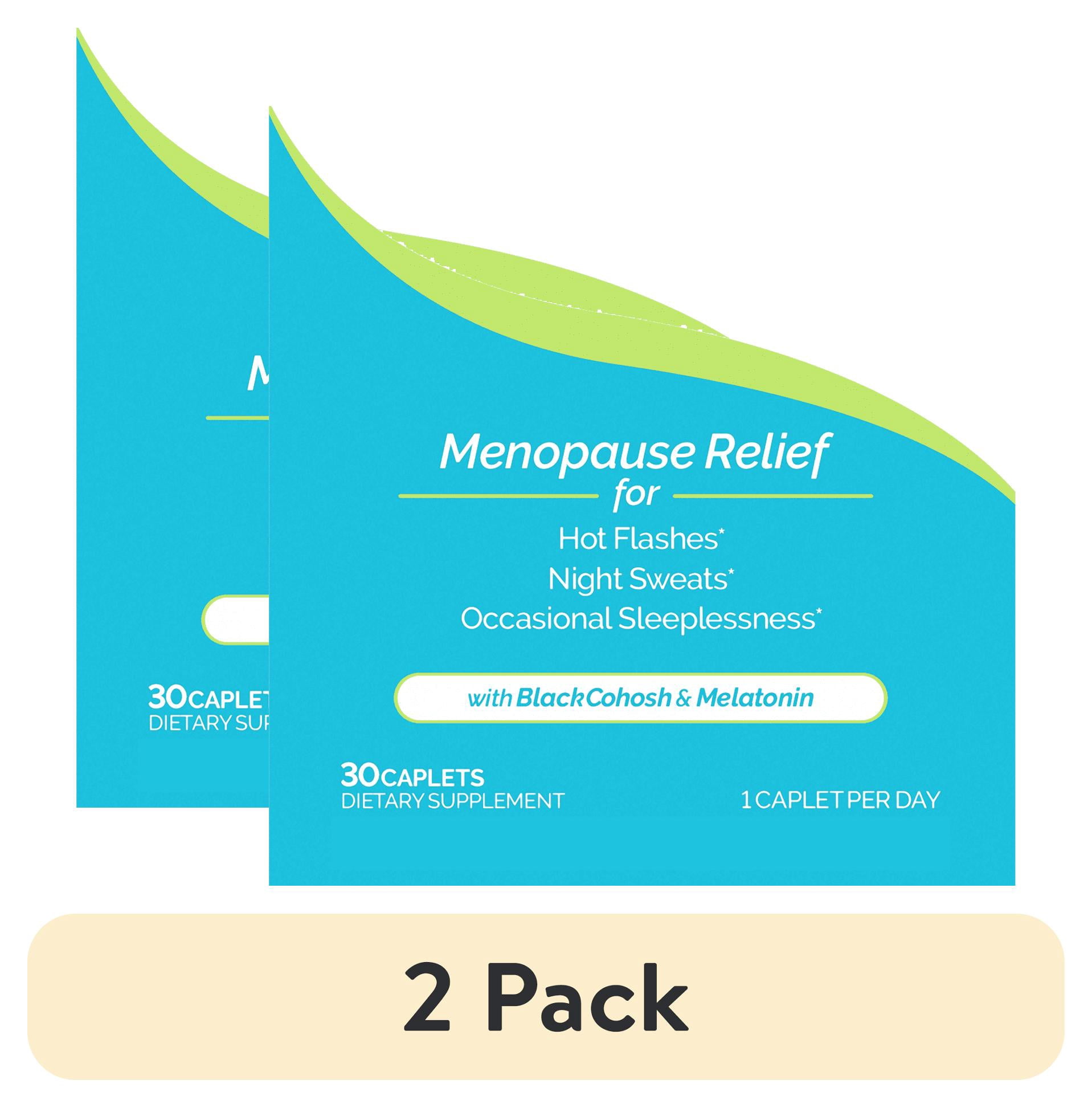 (2 pack) Estroven Menopause Relief Sleep Cool Daily Supplement, Support for Hot Flashes, Night Sweats, & Sleeplessness, 30 Count