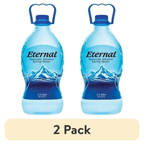 (2 pack) Eternal Naturally Alkaline Spring Water 2.5 Liter