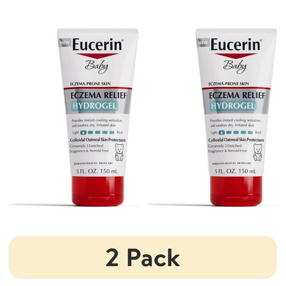 (2 pack) Eucerin Baby Eczema Hydrogel 5oz. Tube