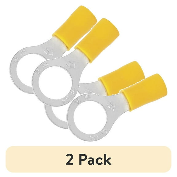 (2 pack) Ever Start 9-Piece Ring Wire Connectors, Yellow, UL