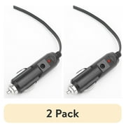 (2 pack) EverStart 12V Accessory Plug, Black, Automotive Electrical Tool