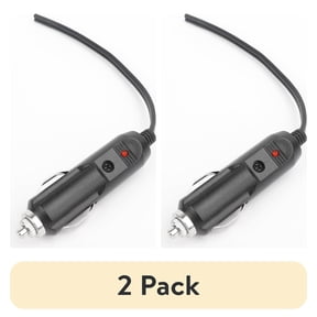 (2 pack) EverStart 12V Accessory Plug, Black, Automotive Electrical Tool
