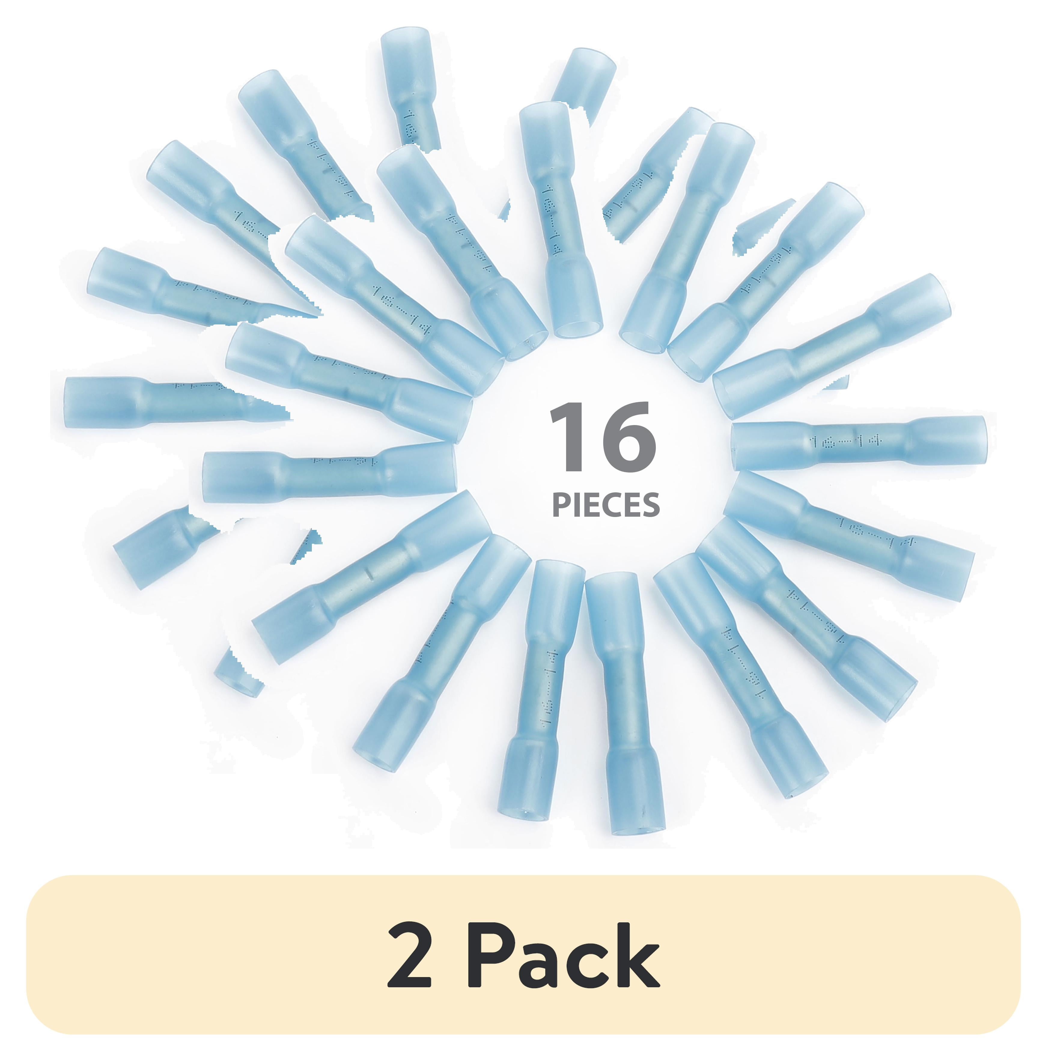 (2 pack) Ever Start 16-Piece Heat Shrink Splice Connectors Kit, Model 5118,Blue, UL Listed