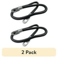 thumbnail interactive-video image 1 of (2 pack) EverStart 24 inch 4-Gauge Top Post Battery Cable, Switch to Starter, 100% Copper Conductor, 1 of 10