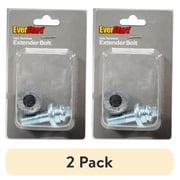 (2 pack) EverStart 928W Side Terminal Battery Mounting & Installation Parts, Plated Steel, Black