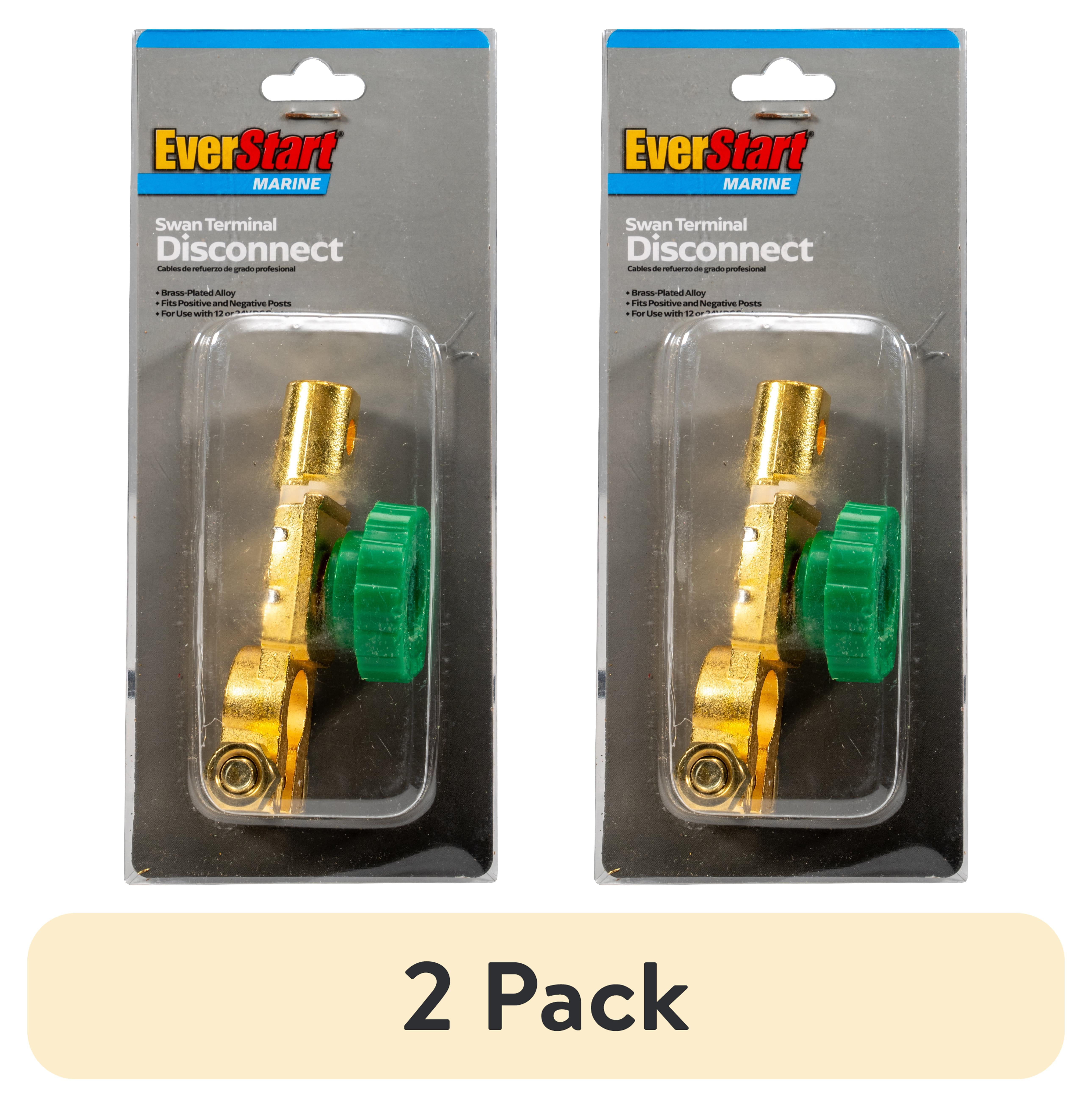 (2 pack) EverStart 936W Positive and Negative Terminal Disconnect for 12/24 Vehicle Dynamic Control Systems
