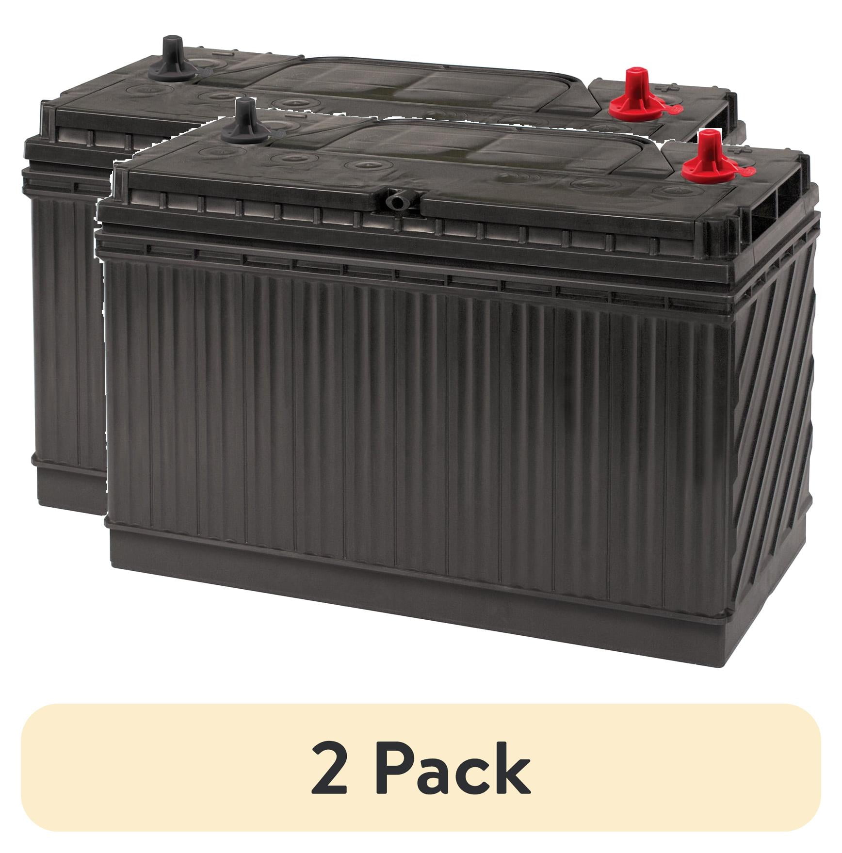 (2 pack) EverStart Heavy Duty Commercial Battery, Group Size 31T 12 Volt, 950 CCA