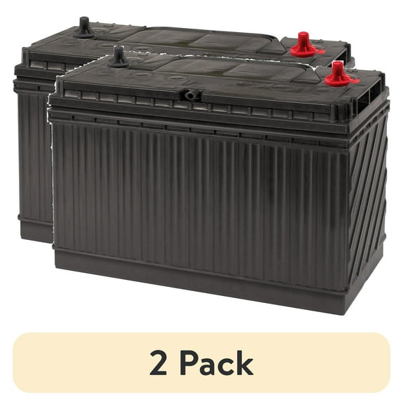 (2 pack) EverStart Heavy Duty Commercial Battery, Group Size 31T 12 Volt, 950 CCA