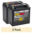 thumbnail image 1 of (2 pack) EverStart Platinum AGM Power Sport Battery, Group Size TX14L 12 Volt, 200 CCA, 1 of 6
