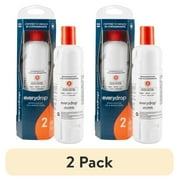(2 pack) Everydrop by Whirlpool Ice and Water Refrigerator Filter 2, EDR2RXD1, Single-Pack, Orange