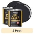 thumbnail image 1 of (2 pack) Evolve Tru Coat Black Iron Matte Acrylic Latex All in One Paint and Primer, 1 Quart, 1 of 8