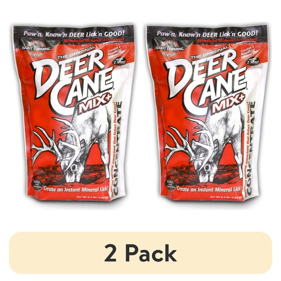 (2 pack) Evolved Habitats Deer Cane Mineral Attractant Mix for Hunting