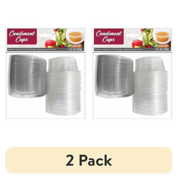 (2 pack) Evri Condiment Cups