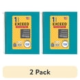 thumbnail image 1 of (2 pack) Exceed 1 Subject 100 Count Notebook, Aqua Haze, 11" x 9", College Ruled, 1 of 12