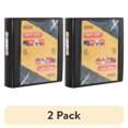 thumbnail image 1 of (2 pack) Exceed 2 inch 3-Ring Heavy Duty Binder, Slant Ring, Black, 1 Count, 1 of 8