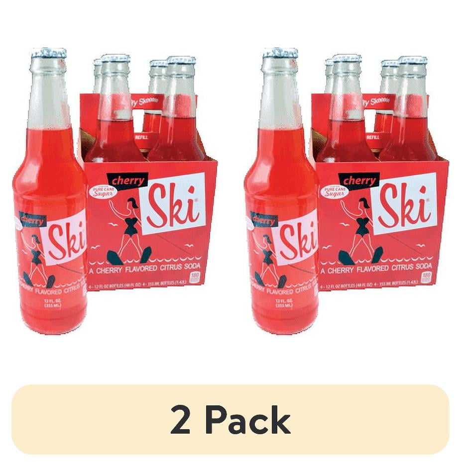 (2 pack) Excel Soda Cherry Ski Citrus Soda 4-pk