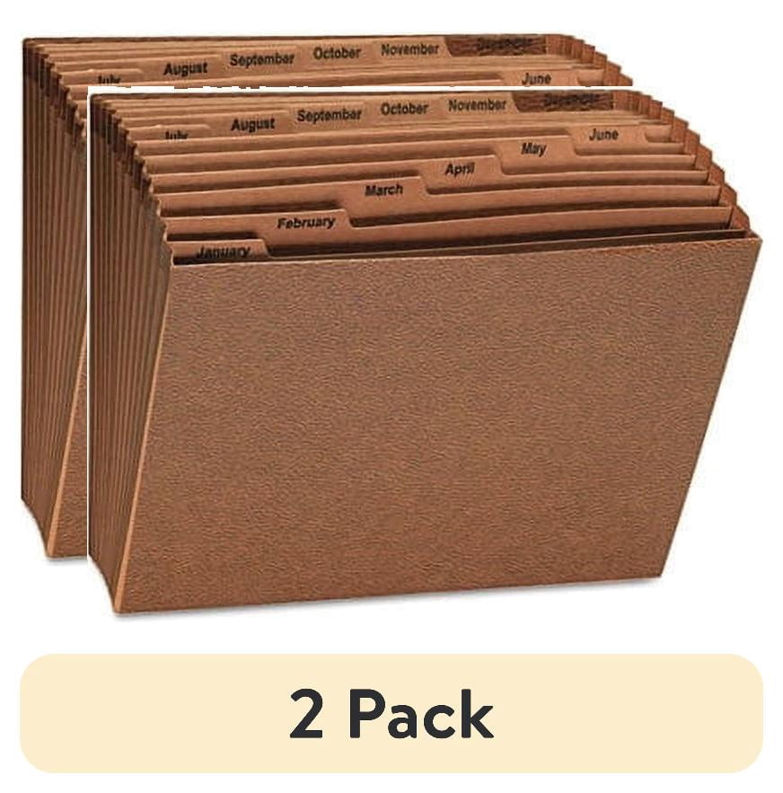 (2 pack) Expanding Files, 12 Sections, 1/12-Cut Tab, Letter Size ...