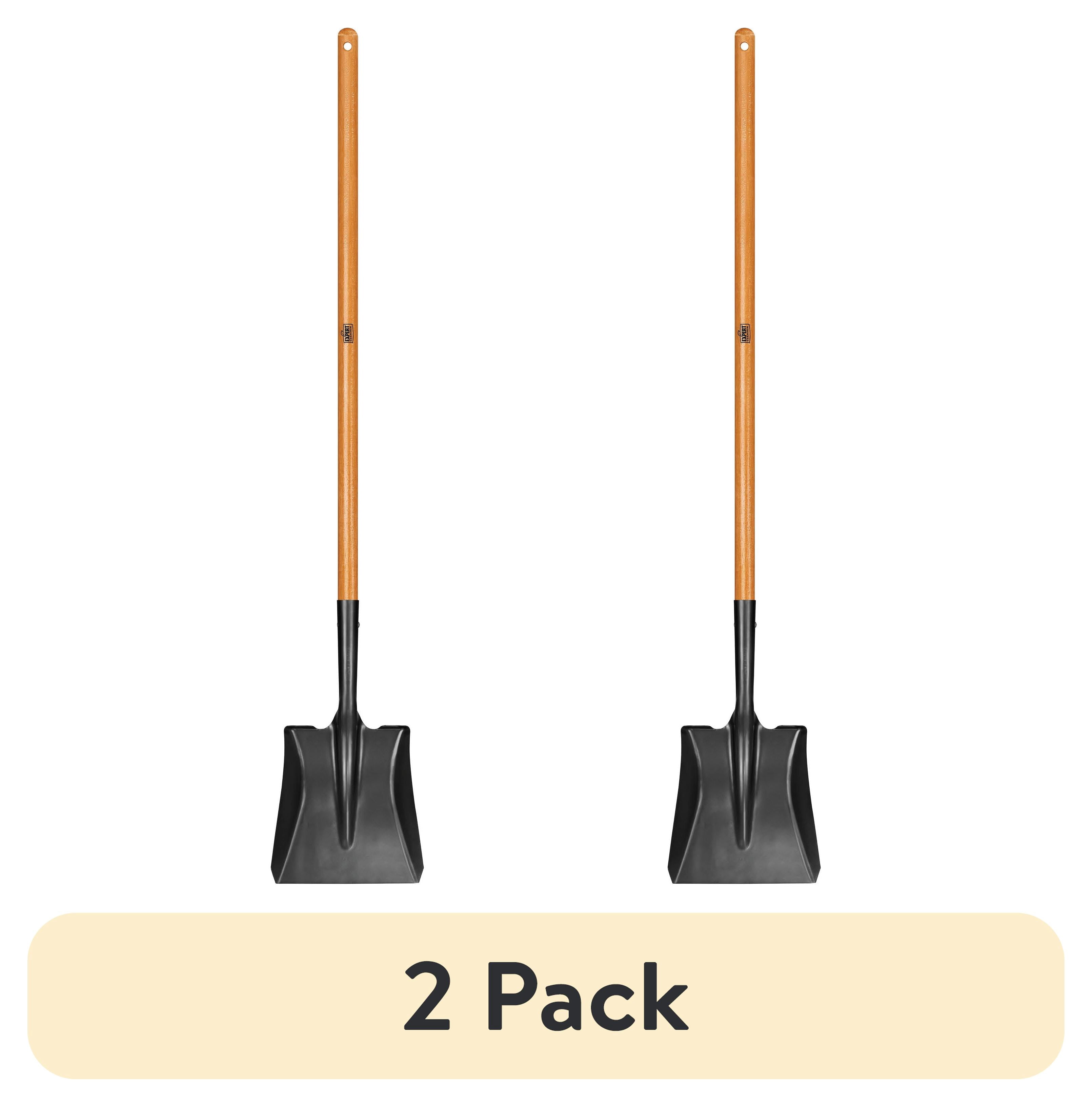 (2 pack) Expert Gardener 47 in. Long Wood Handle Transfer Shovel