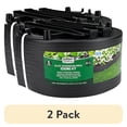 thumbnail image 1 of (2 pack) Expert Gardener 5 in. x 20 ft. Black Wood Grain Plastic Landscape Edging with Stakes, 1 of 8