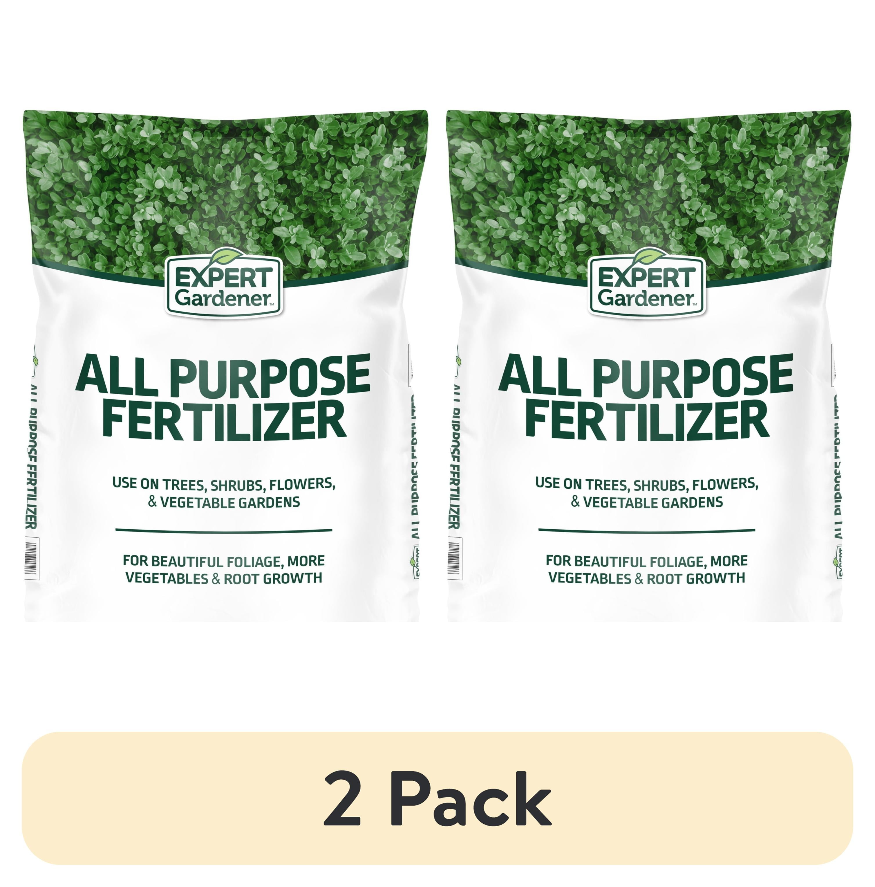 (2 pack) Expert Gardener All Purpose Plant Fertilizer, 10-10-10 Fertilizer, 40 lb.