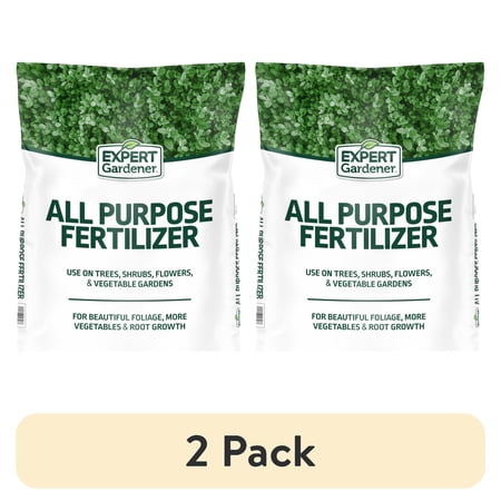 (2 pack) Expert Gardener All Purpose Plant Fertilizer, 10-10-10 Fertilizer, 40 lb.
