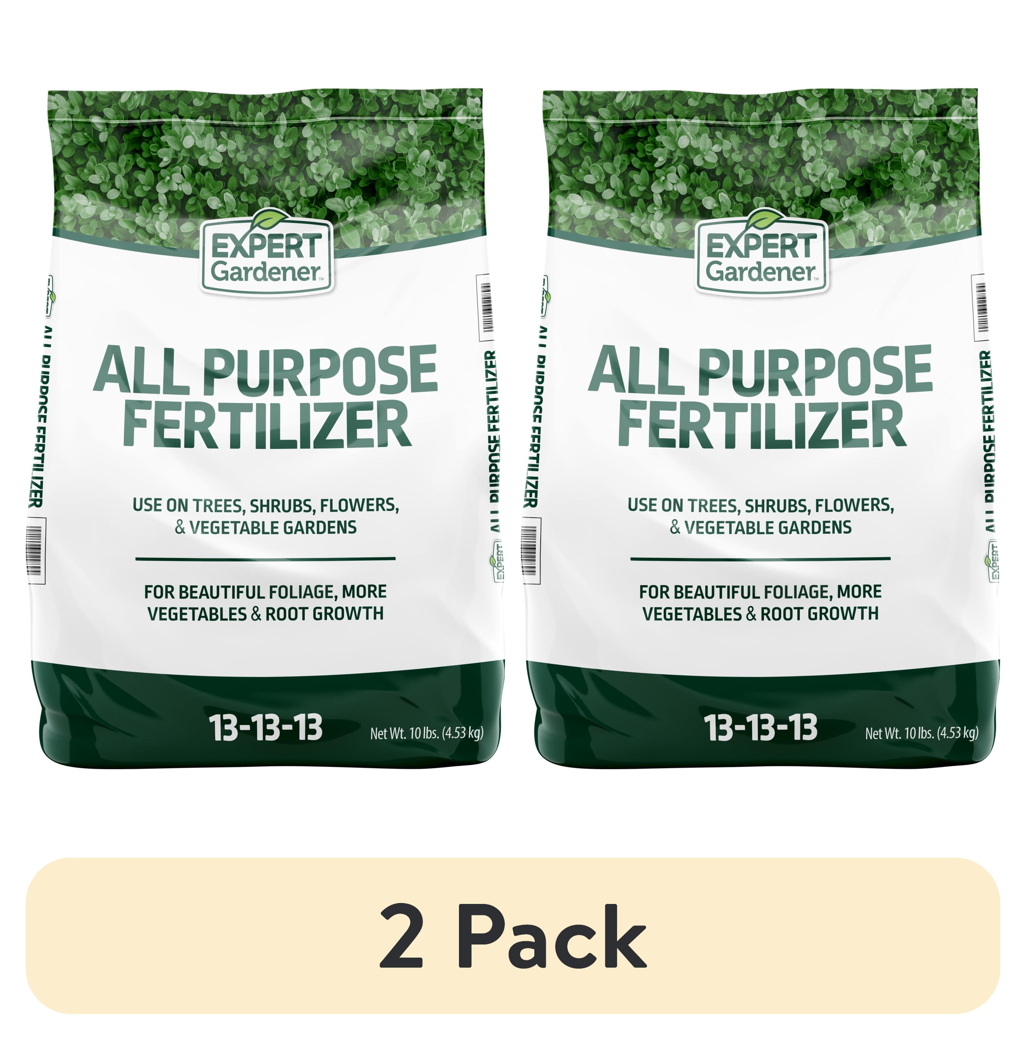 2 pack) Expert Gardener All Purpose Plant Food Fertilizer, 13-13