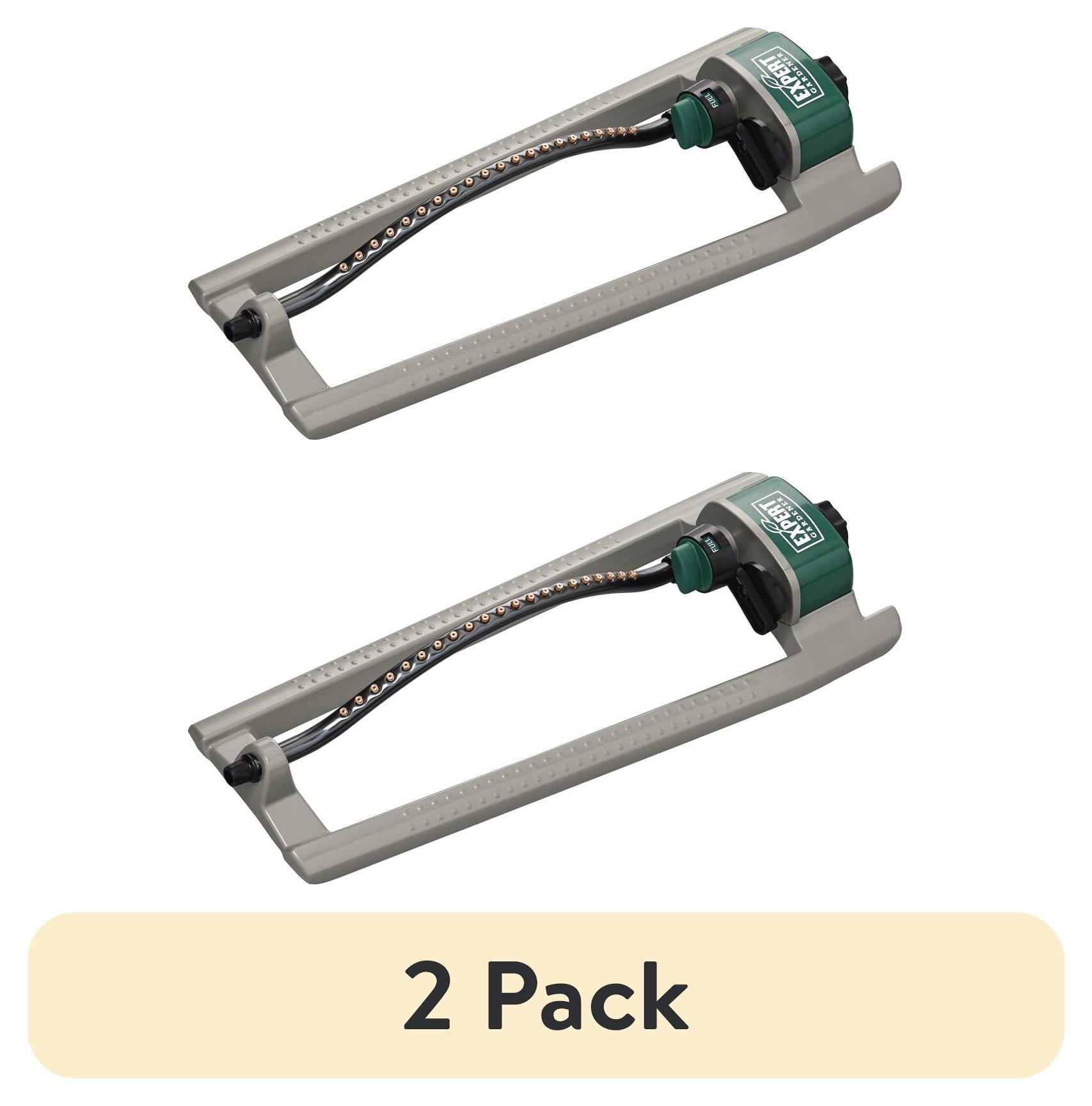 (2 pack) Expert Gardener Oscillating Lawn Watering Sprinkler, 3600 Sq. Ft.