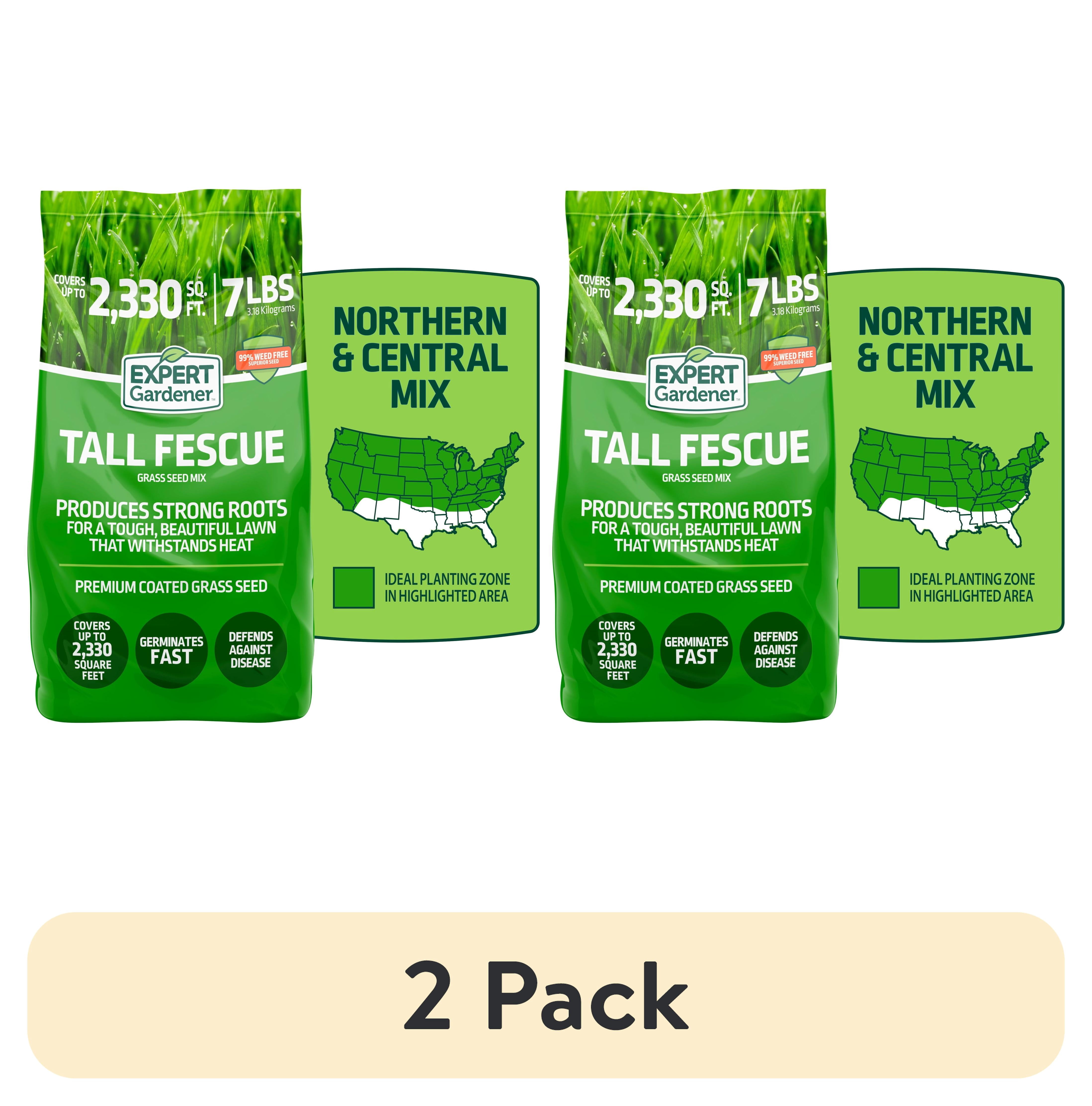 値下げ‼️ルース　UNIVERSALE2/turf用　27.5 2 pack) Expert Gardener Tall Fescue Drought Resistant Grass Seed