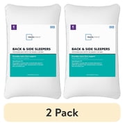 (2 pack) Extra Firm Back and Side Sleeper Pillow, King