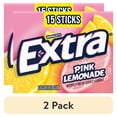 thumbnail image 1 of (2 pack) Extra Pink Lemonade Sugar Free Chewing Gum - 15 Sticks, 1 of 9