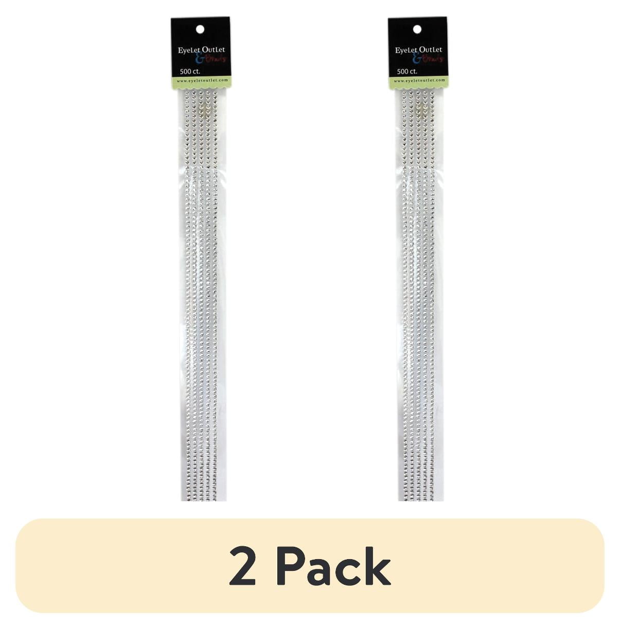 (2 pack) Eyelet Outlet Adhesive Jewel Strips 12