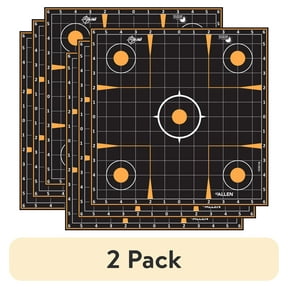 (2 pack) Ez Aim Splash Sight-in Shooting Paper Targets, 12"W x 12"H, 0.3 lb, 3-Pack, Multi