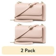 thumbnail image 1 of (2 pack) FALAN MULE Rfid Wallet Purse Wristlet Crossbody Bag for Women Leather Ladies Clutch with 2 Straps, 1 of 8