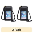 thumbnail image 1 of (2 pack) FALAN MULE Small Cell Phone Crossbody Bag Purse for Women, PU Leather Wallet Purse, 1 of 8