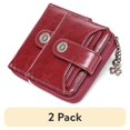 thumbnail image 1 of (2 pack) FALAN MULE Cute Women's Wallets RFID Blocking Ladies Wallet Leather Bifold Card Holder, 1 of 9