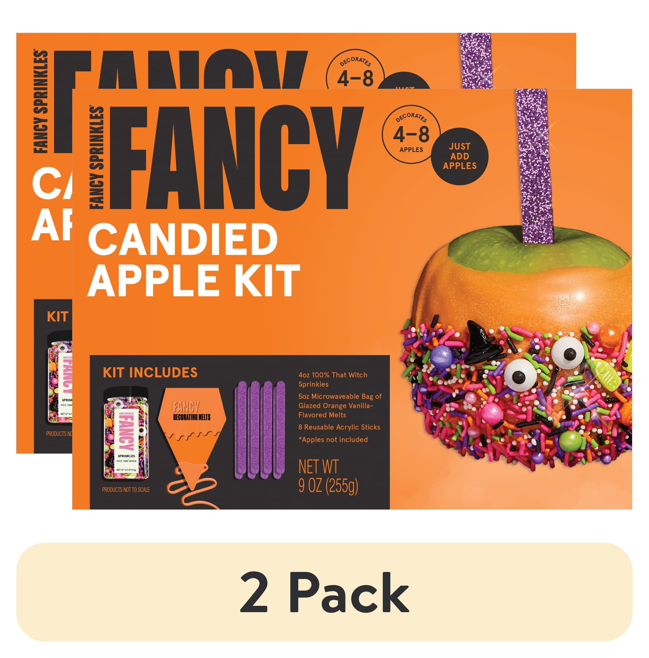 2 pack) FANCY SPRINKLES® Wicked Cute Halloween Candy Apple Kit, 9 oz -  Walmart.com, image size:2274x2305
