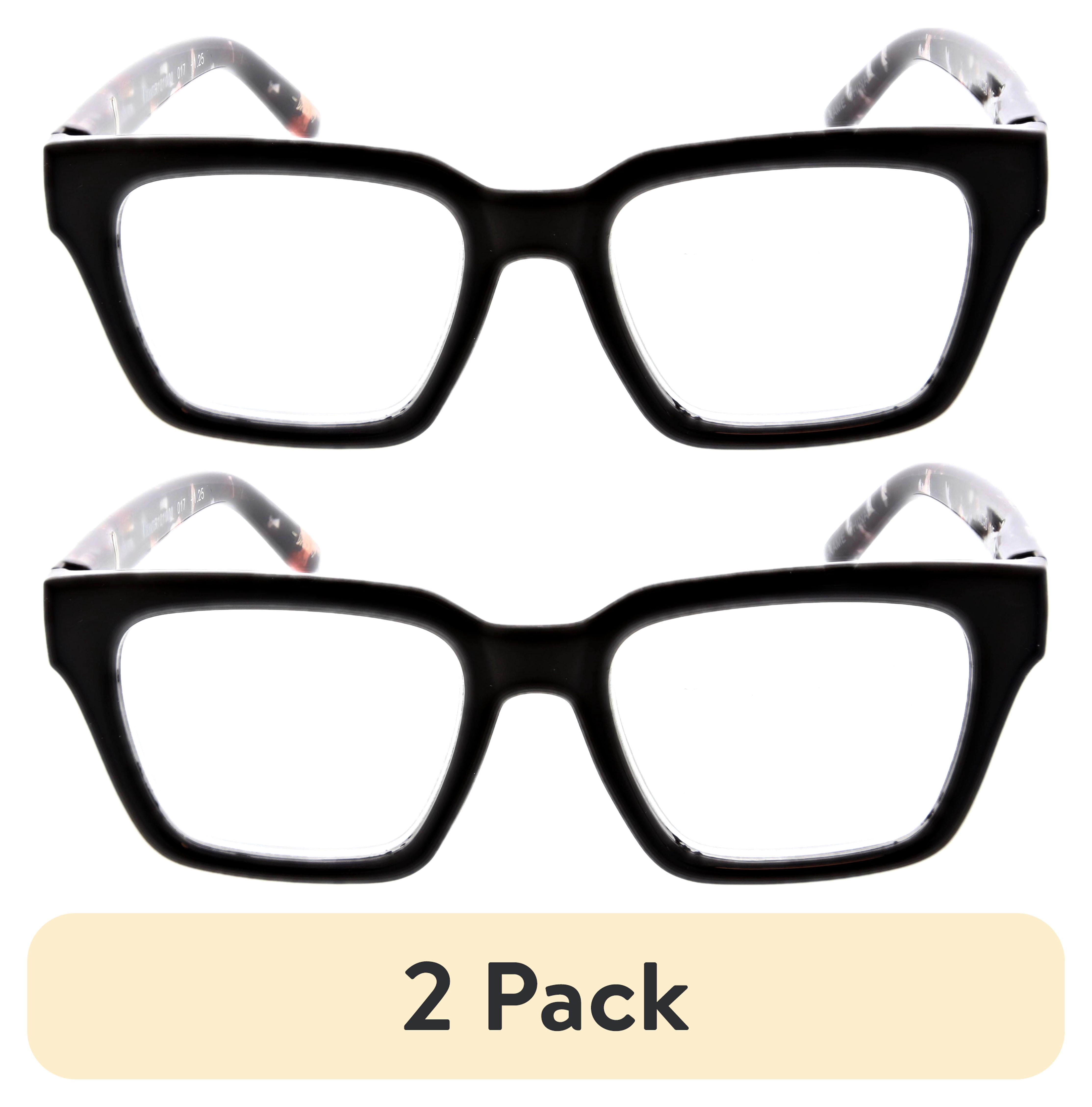 (2 pack) FLOWER Womens Reading Glasses - FLR101 Peach Blossom +1.75