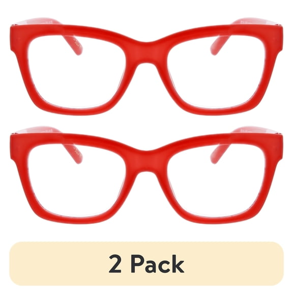 (2 pack) FLOWER Womens Reading Glasses - FLR102 Camellia +3.00