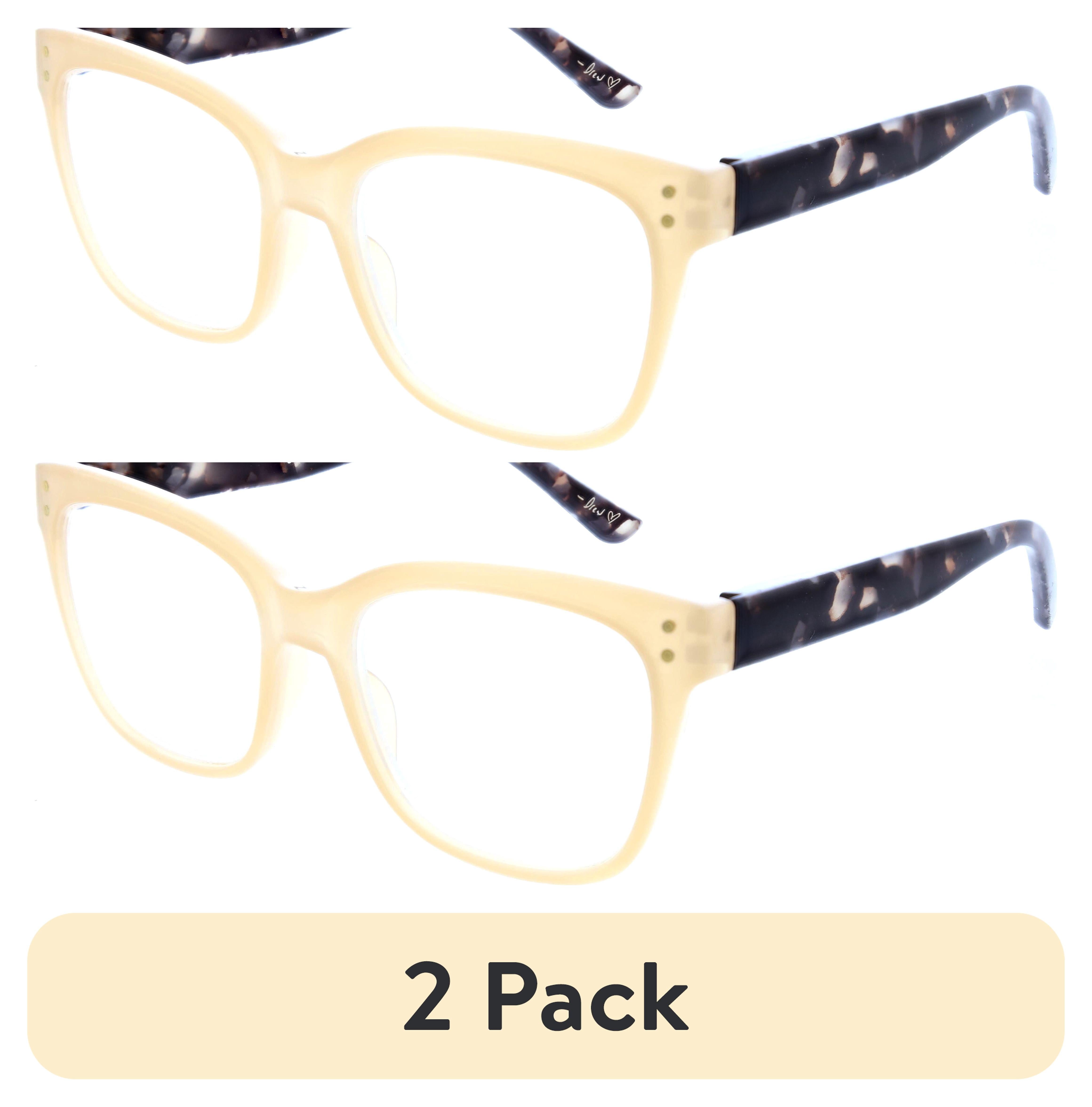 (2 pack) FLOWER Womens Reading Glasses - FLR104 Gladiolus +1.25