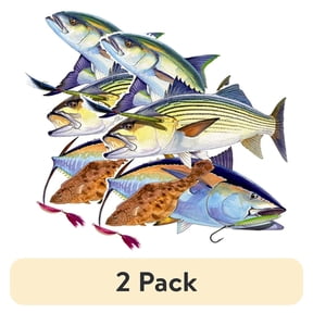 (2 pack) FLUKE RIG Buck Tail White