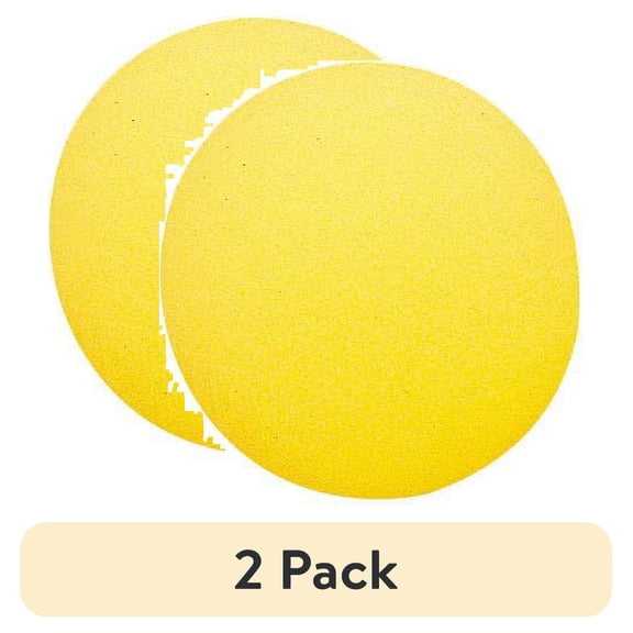 (2 pack) Uncoated Foam Ball, 8.5-Inch, Yellow