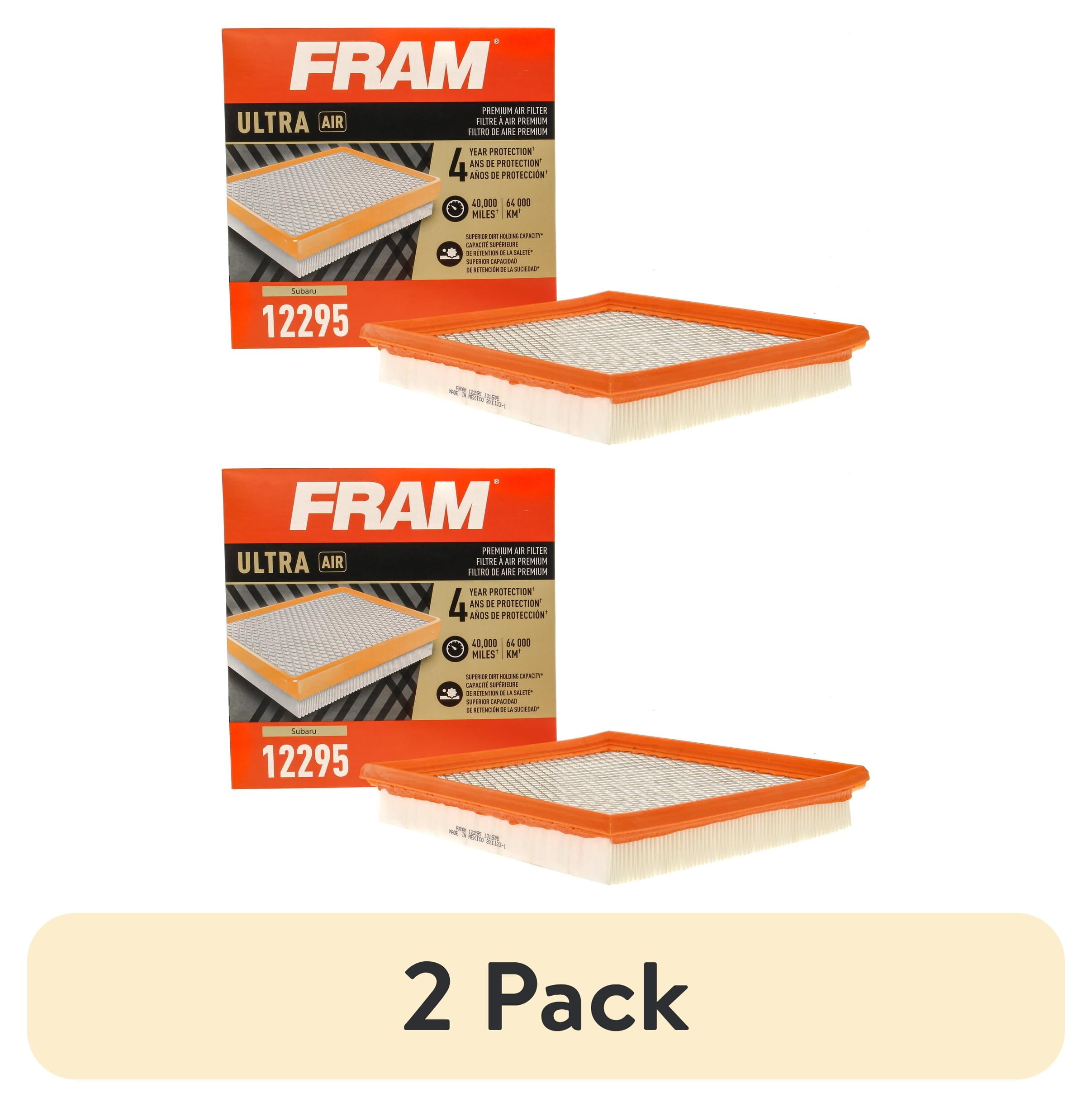 2 pack) FRAM Ultra Air 12295, Premium Engine Air Filter