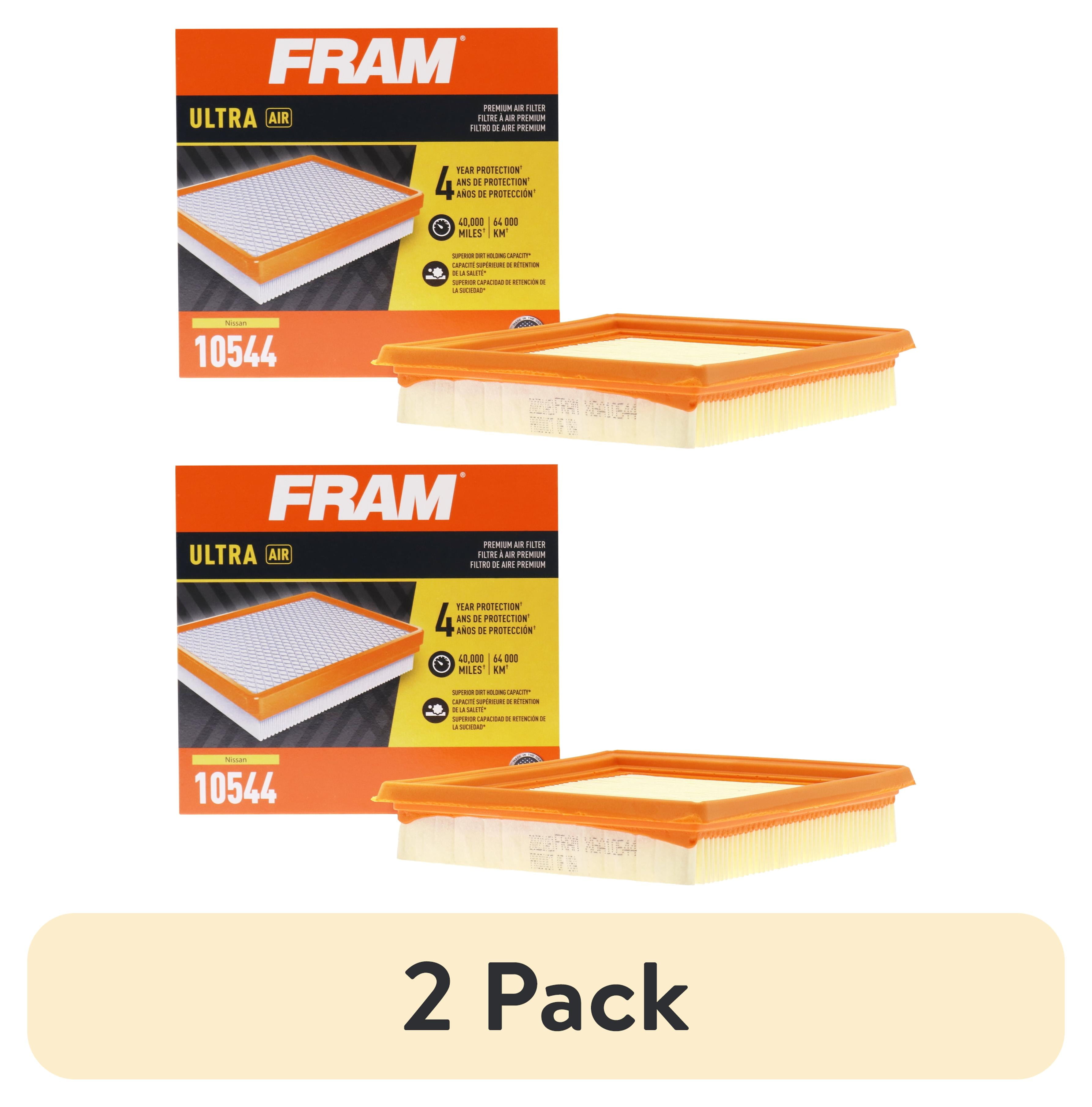 (2 pack) FRAM Ultra Air XGA10544, Premium Engine Air Filter, Replacement Filter for Select Nissan Vehicles Fits select: 2008-2013 INFINITI G37, 2007-2008 INFINITI G35